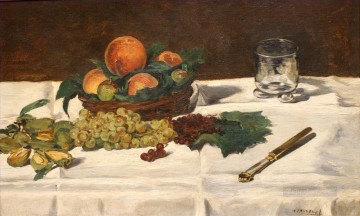  Eduard Obras - Naturaleza muerta con frutas sobre una mesa Eduard Manet
